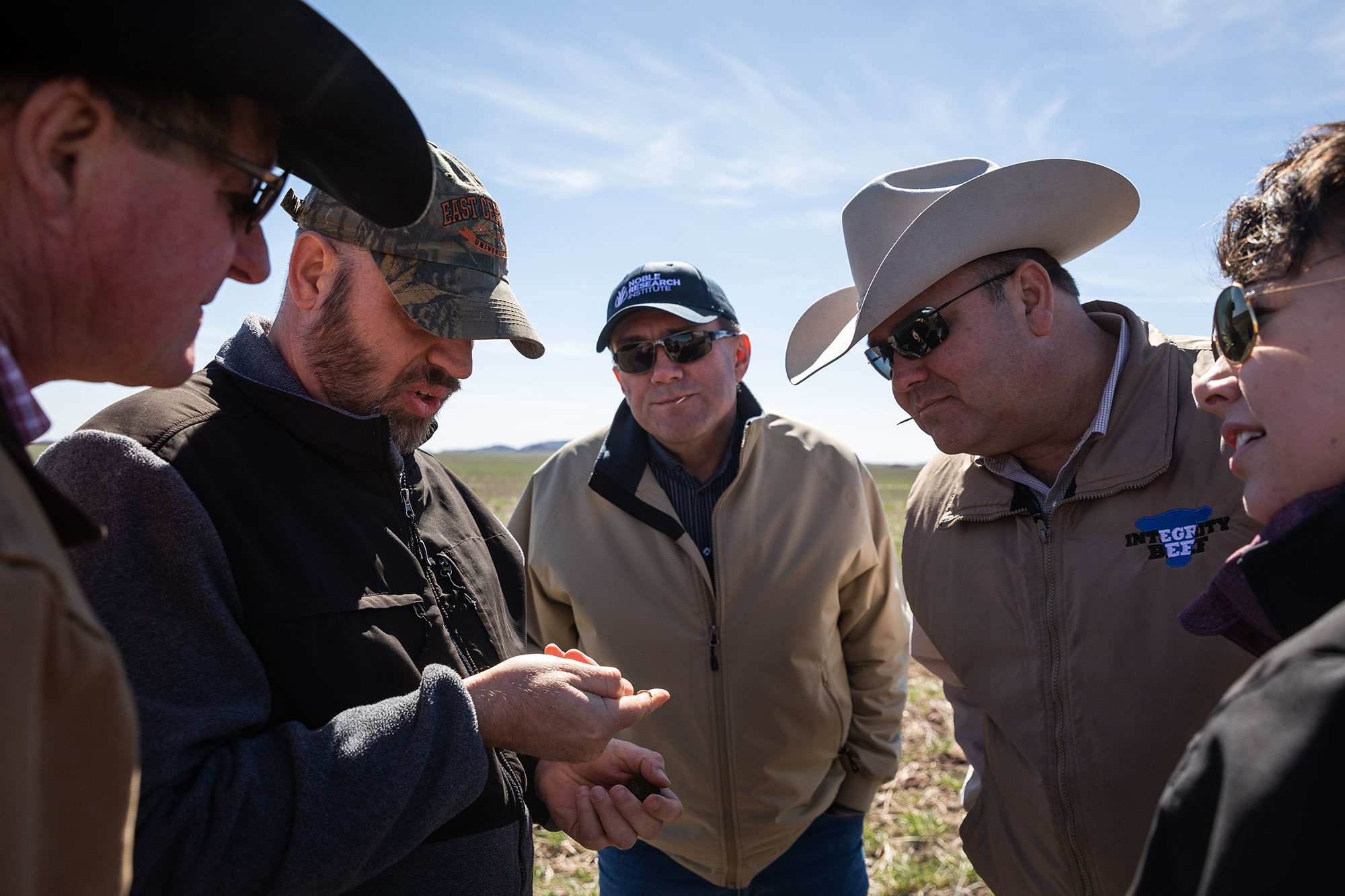 Consultants and producers look at the soil