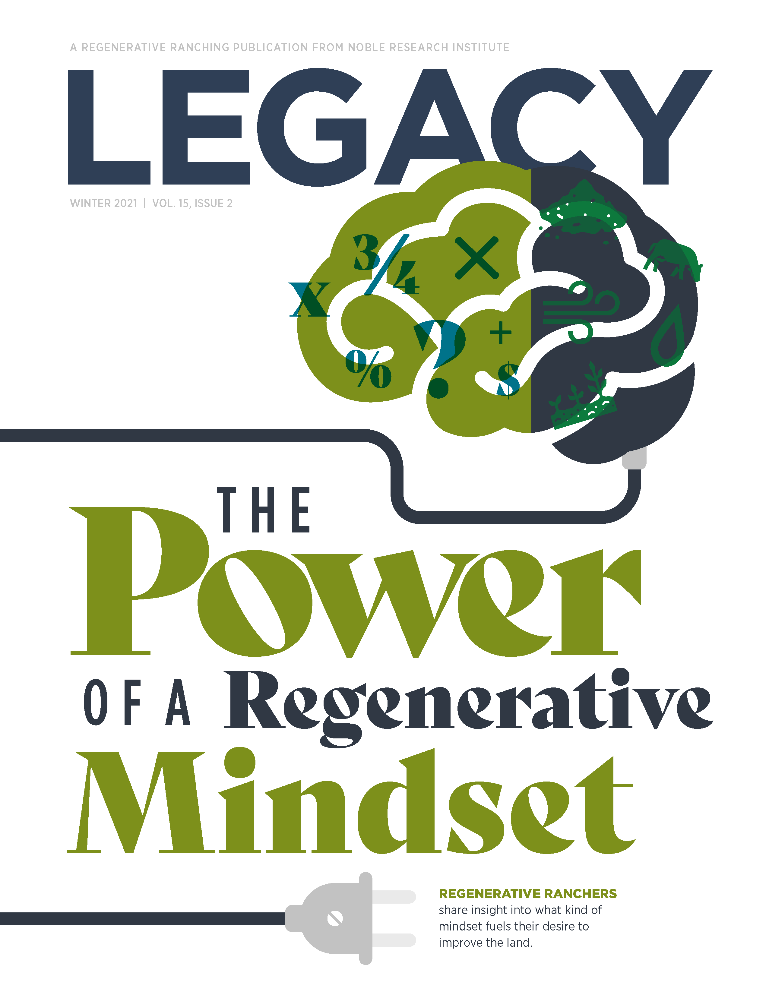 The Power of a Regenerative Mindset | Legacy Winter 2021 cover