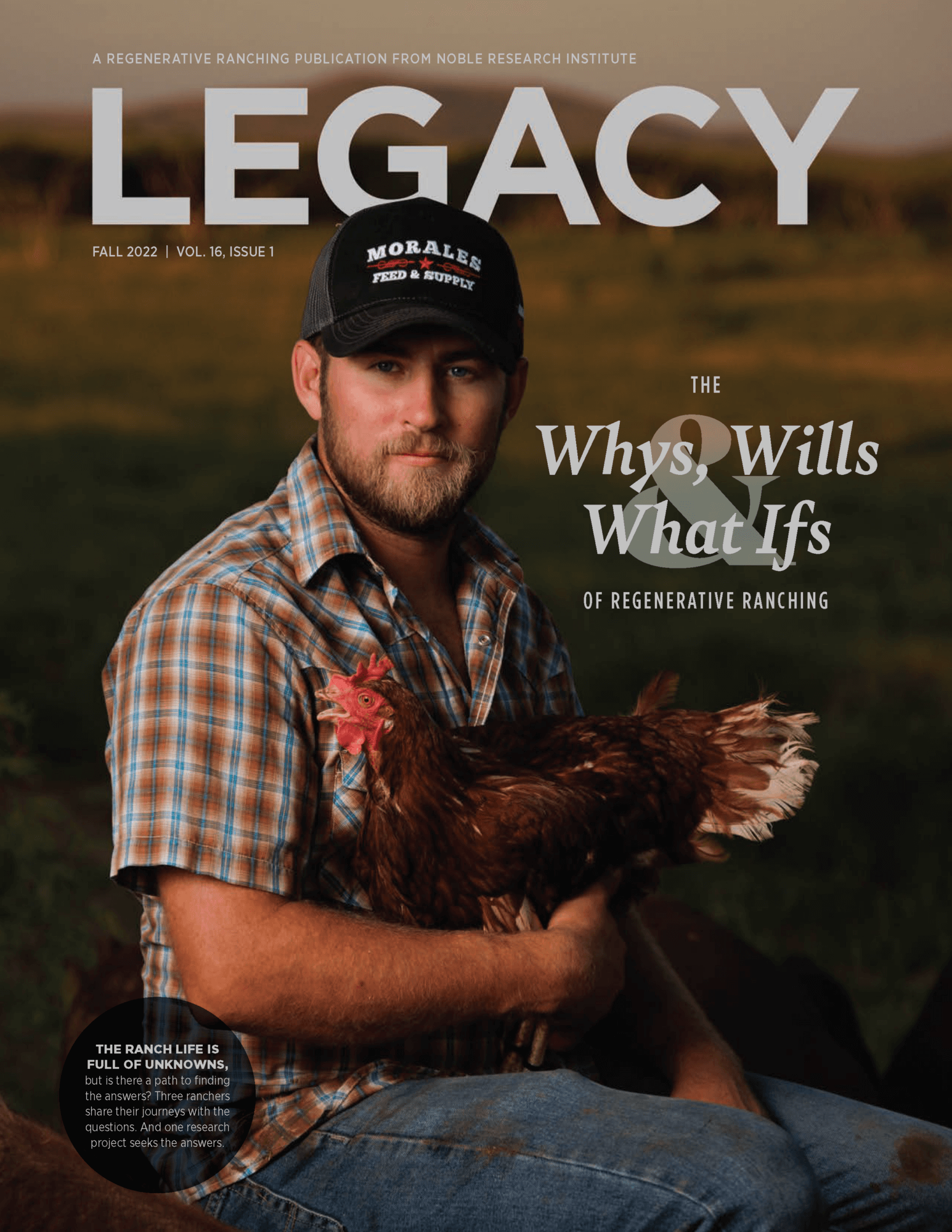 The Whys, Wills and What If's of Regenerative Ranching | Legacy Fall 2022 cover