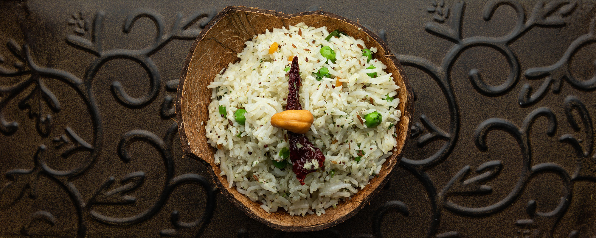 bowl of coconut rice