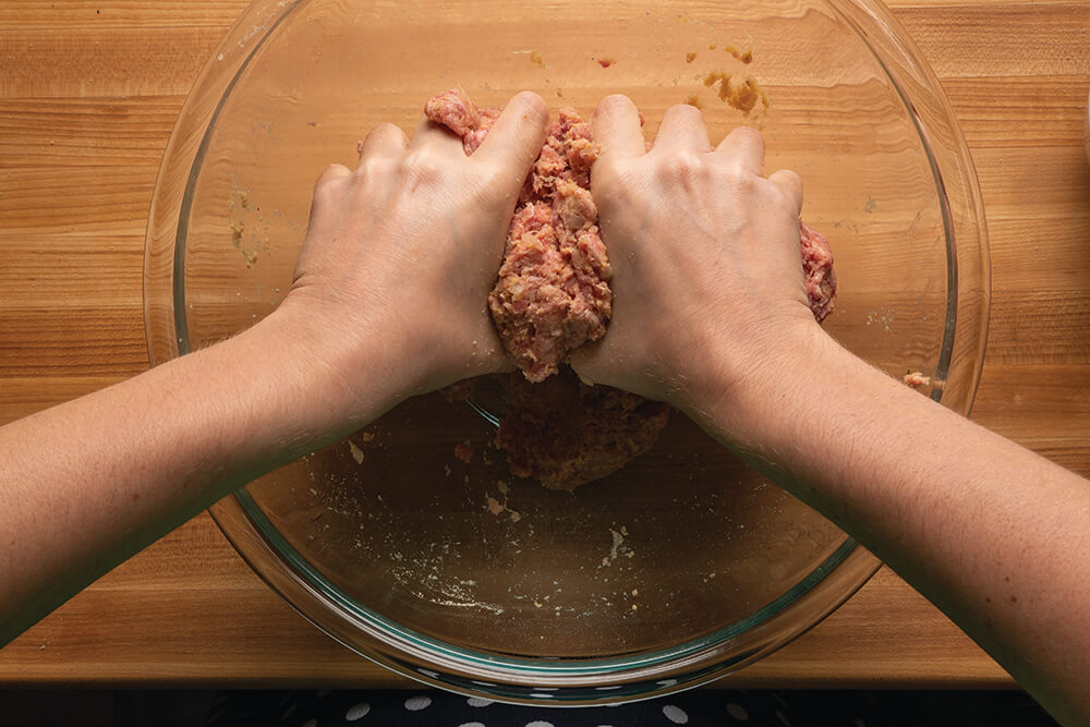 Making hamburger patties