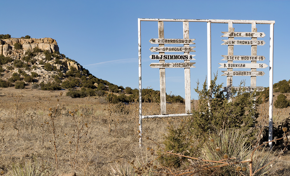 Colorado front range sign of ranching communities